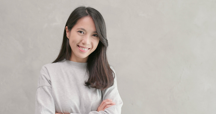 Portrait of a Smiling Woman